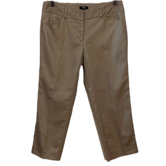 2/$30 Chic by Jacob Beige Capri Pants Size 6 - Picture 1 of 14